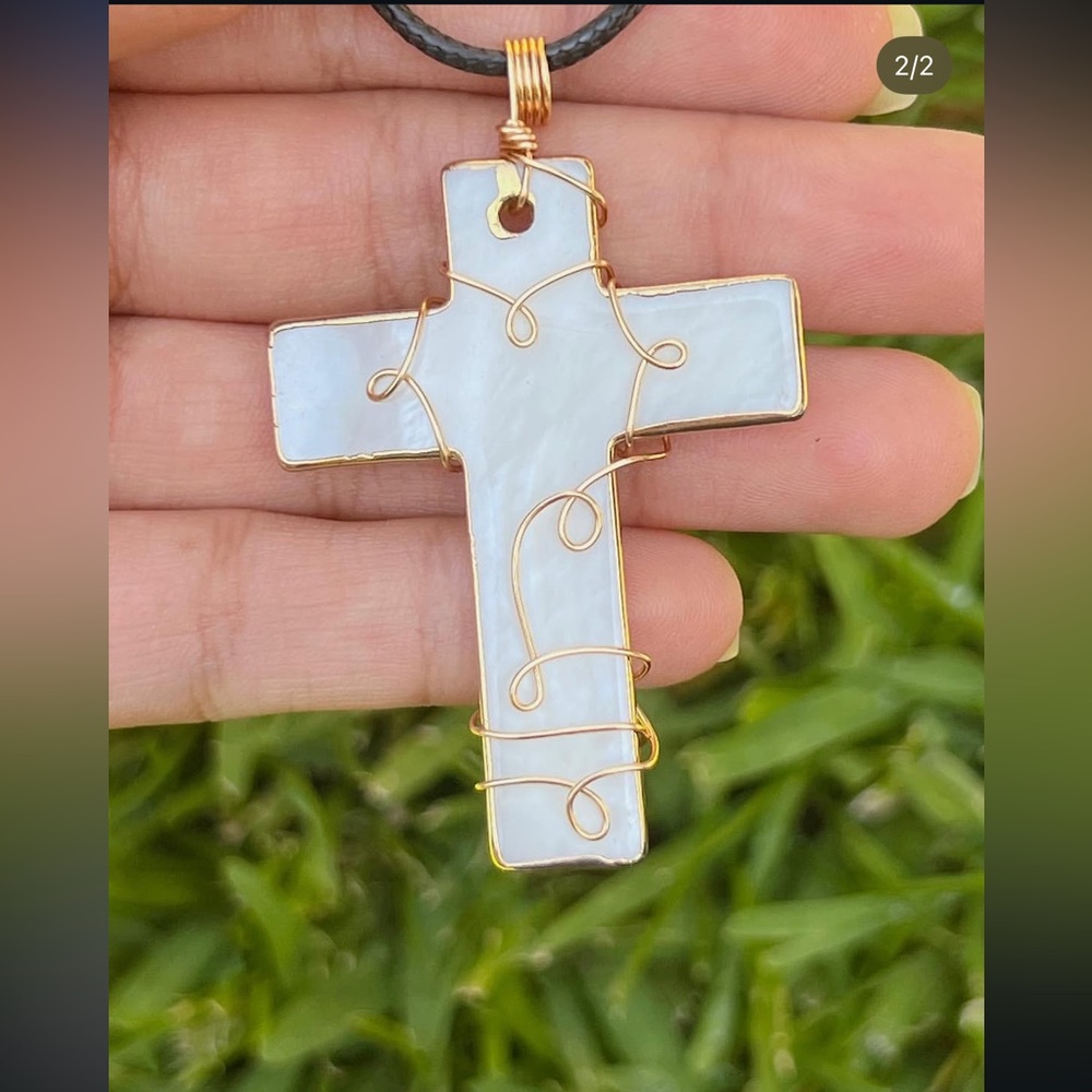 Cross Necklace handmade